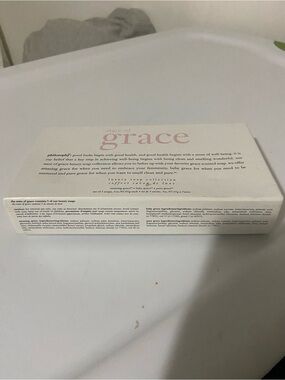 Philosophy State of Grace Boxed 3 Bars Soap Amazing Baby Pure Grace Discontinued